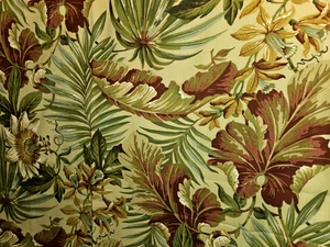 Waverly Stoff St. Croix Sonnenschutz Innen/Außen Siebdruck 1 3/4 Yd x 54" - Bild 1 von 9