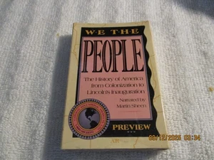 WE THE PEOPLE - PREVIEW Narrated By Martin Sheen Cassette New & Sealed - Picture 1 of 2