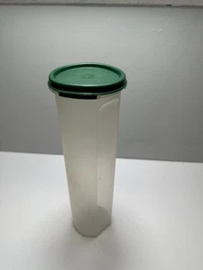 Tupperware Modular Mates Spaghetti Keeper #1661-6 Green Lid 1607-10 Vintage - Picture 1 of 4