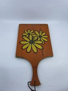 Vintage Kitschige Blumen Holz Schneidebrett (gebraucht) - Bild 1 von 11