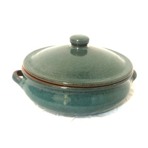 Brown's Pottery Arden N.C. 48 bedeckt Doppelgriff Auflaufform - Bild 1 von 7