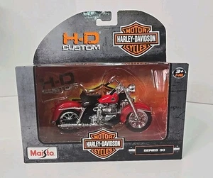 MAISTO HARLEY DAVIDSON 1958 FLH DUO GLIDE SERIES 33 MOTORCYCLE 1:18 H-D CUSTOM - Picture 1 of 8