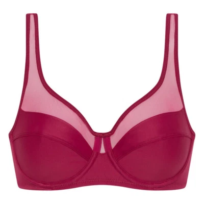 Sujetador con aros Dim Generoso barniz rojo talla 36C Foto 1 de 4