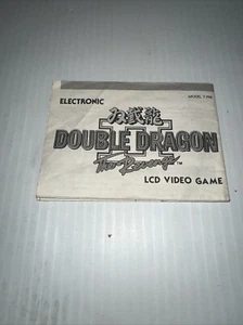 Folleto manual de instrucciones de juego portátil Double Dragon II Revenge Tiger LCD - Imagen 1 de 2