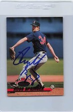 1993 Stadium Club #736 Russ Springer Angels Signed Auto *G5656