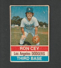 1976 Hostess Ron Cey #63 Los Angeles Dodgers. Low Grade Off Condition See Desc.