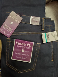 Gloria Vanderbilt Amanda Jeans 16P short Flawless Flex Tapered Leg NWT - Picture 1 of 1