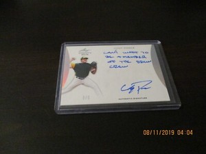 cody ponce rookie auto 2015 trinity leaf numbered/5