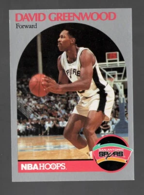1990 Hoops #433 David Greenwood Near mint or better - Image 1 of 2