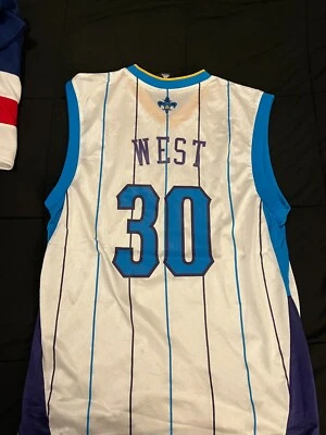 Винтажная футболка David West New Orleans Hornets размер M - Изображение 1 из 2