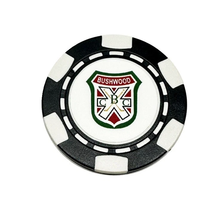 Caddyshack - Bushwood Country Club Clay Poker Chip Golf Ball Marker Card Guard