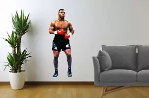 Iron Mike Tyson Wall Sticker | Vinyl Removable Decal | Boxing Decor Reusable - Picture 1 of 2