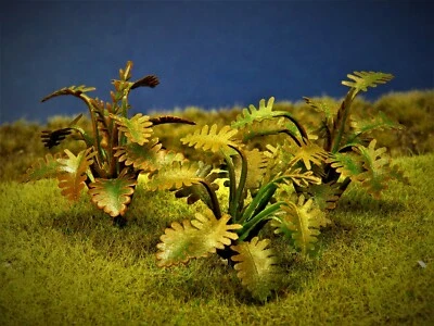 NEUTRINO MODELLBAU UG HAFTUNGSBESCHRÄNKT) Diorama Zubehör, 1 Pflanzen Set 14, ca. 3 cm hoch