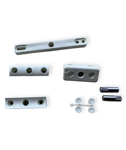 Shower Showerscreen Door Pivot SET WHITE BIRCH (Spare Parts Repair Kit). - Picture 1 of 5