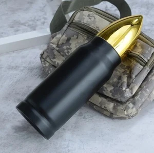 Shiny Metal Bullet Water Bottle 350ml - Picture 1 of 3