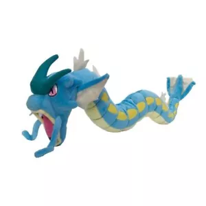 Bambola morbida peluche 23"Anime carina blu Gyarados drago imbottita animale alta qualità - Foto 1 di 8