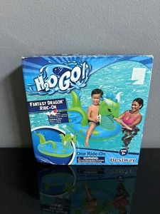 NEW Bestway H2O Go! Ride-On Fantasy Dragon Float Swimming Pool Inflatable Kids - Picture 1 of 5