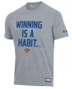 Under Armour Men’s New York Knicks Winning Is A Habit Jersey Shirt Large L NBA - Picture 1 of 9