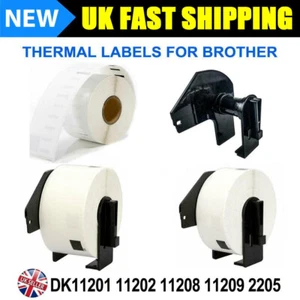 Thermal Label DK11201 DK11202 DK11208 11209 11241 DK22205 for Brother Printers - Picture 1 of 28
