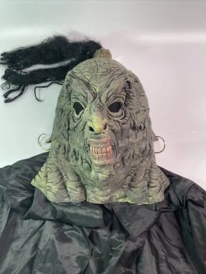 Halloween costume adult With 4foot 8 Inch Black Cape “F” Scary Haunted Hayride - Image 1 of 4