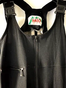 Vintage Salo European Collection Men's Size 36 Black Jumper Ski Pants - Picture 1 of 8
