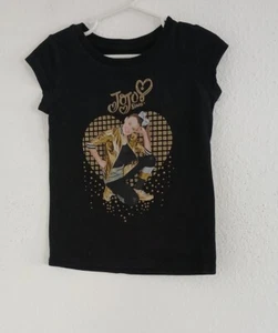 JoJo Siwa Black Graphic Short Sleeve Crew Neck T-Shirt XS (4-5) - Picture 1 of 5