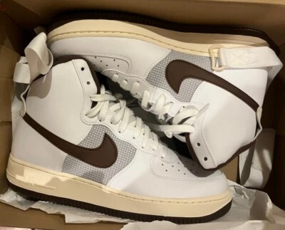 Nike Air Force 1 High '07Vintage Bianco Cioccolato Chiaro Taglia 11 Scarpe Uomo - Immagine 1 di 4