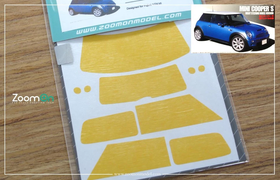 ZD055 - 1/24 Maschera Vernice Vetrata Mini Cooper - ZoomOn - - Immagine 1 di 1