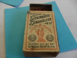 Streichholzschachtel , Deutsche Sicherheits-Zündhölzer , Berolina Statur - Bild 1 von 3