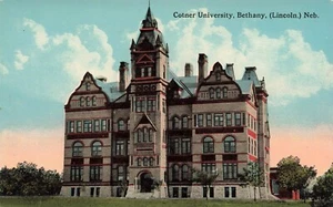 Postkarte ~ Lincoln, Nebraska, Cotner University (Bethany) - Bild 1 von 2