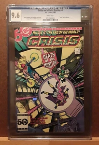 CRISIS on Infinite EARTHS #4 (1985) CGC 9.6 (#0774902008) Blue Label - Picture 1 of 3
