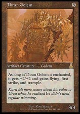1x Thran Golem Urza's Destiny MtG Magic Artifact Uncommon 1 x1 Card Cards