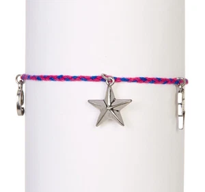 Marc Jacobs Charm Bracelet Friendship Silver Star Bolt Chili Pepper New $50 - Picture 1 of 9