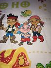 Disney Captain Jake And The Neverland Gang Pirates Twin Flat Sheet Animated