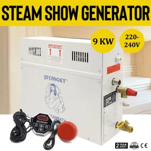 9KW Steam Generator Kit Sauna Bath Spa Steamer for Suitable 10m³ Space Heating - Picture 1 of 12