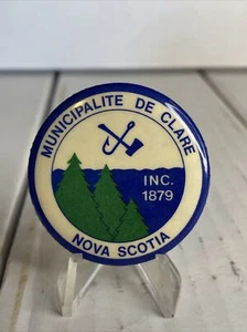 Municipalite De Clare Nova Scotia Pin Button 1.75” - Bild 1 von 2