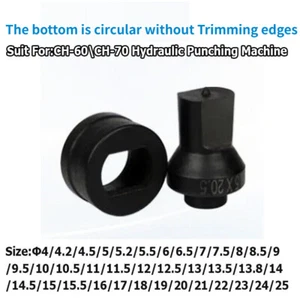 New CH-60\CH-70 Hydraulic Die Punching 4-25mm Mould Dies Up & Down High Quality - Picture 1 of 7