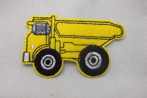 MULDENKIPPER NEU BESTICKT NÄHEN/AUFBÜGELN NAME PATCH ANHÄNGER - Bild 1 von 1