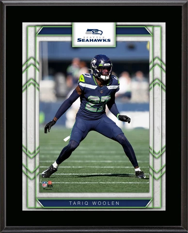 Tariq Woolen Seattle Seahawks 10.5" X 13" Sublimated Player Plaque Cover