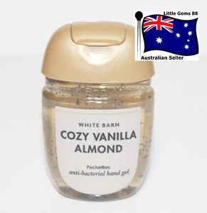BATH & BODY WORKS Cozy Vanilla Almond 29ML POCKETBAC HAND GEL SANITIZER - Picture 1 of 1