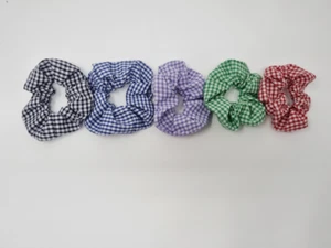 Banda para el cabello Gingham Scrunchies Bobble para niñas - Imagen 1 de 6