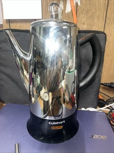 Cuisinart Percolatore Caffè Classico 12 Tazze Inox con Luce Pronta Funzionante - Foto 1 di 7