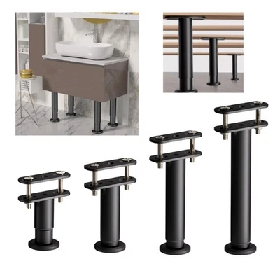 Elevadores de alta resistencia para patas de soporte central debajo de la cama para marco de cama, listones centrales de cama - Imagen 1 de 4