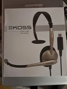 Koss CS95 USB Communication Headsets with MIC - Picture 1 of 2