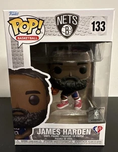Funko Pop! James Harden #133 - Figurina NBA 75° anniversario Brooklyn Nets - Foto 1 di 7
