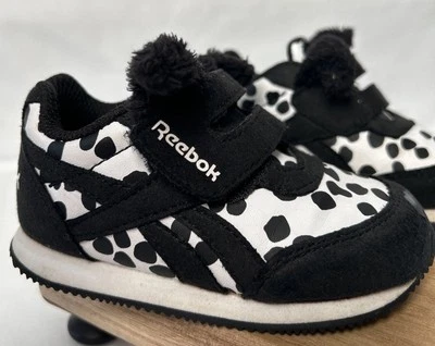 Reebok Toddler Infant Dalmatian Dog w/Ears And Nose Tennis Shoes Size 5 🐾 - Image 1 of 4