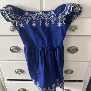 Blue Dress For Girls Size 7. Only Wear It Once - Picture 1 of 1