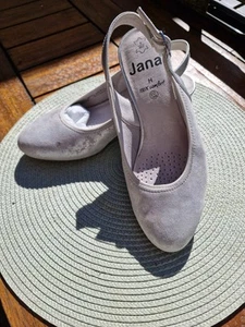 Jana Damenschuhe Weite H GR. 38 Slingpumps Farbe: Silber - Bild 1 von 6