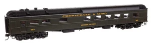 17704 Walthers HO 82' Pullman-Costruito Pesante 36 Posti Diner C&O #963 - Foto 1 di 1