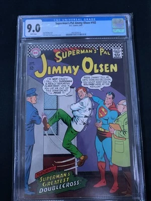 Superman's Pal Jimmy Olsen #102 - DC 1967 Silver Age Issue - CGC 9.0 - Image 1 of 2